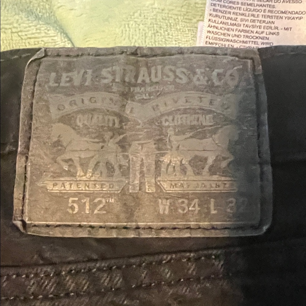 Levi's Charcoal Denim Pants